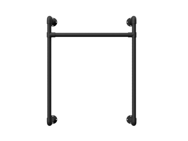 Steigerbuis kledinghanger zwart Ø 26,9 mm
