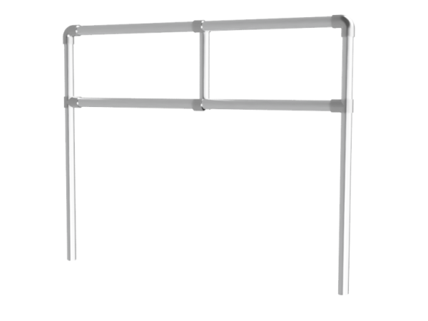 Spandoekframe voor spandoek (excl. spandoek) uit buis Ø 33 mm Staal