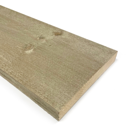 Steigerplank verouderd 20 x 3 cm lengte tot 2,5 meter