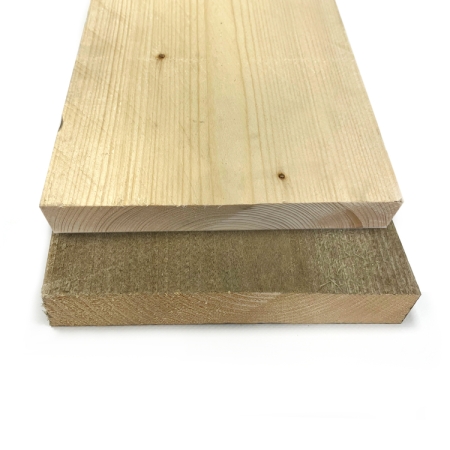Steigerplank verouderd 20 x 3 cm lengte tot 2,5 meter