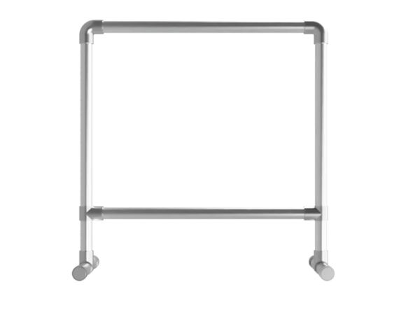 Buizenframe vrijstaand uit buis Ø 27 mm aluminium