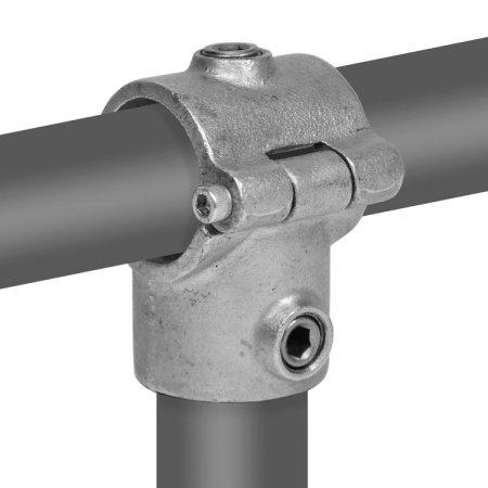 Kort T-stuk open klapbaar Ø 42,4 mm