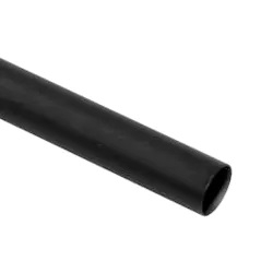 Zwarte wandkast 4 etages dubbel met kledingrek uit zwarte steigerbuis Ø 26,9 mm excl. planken