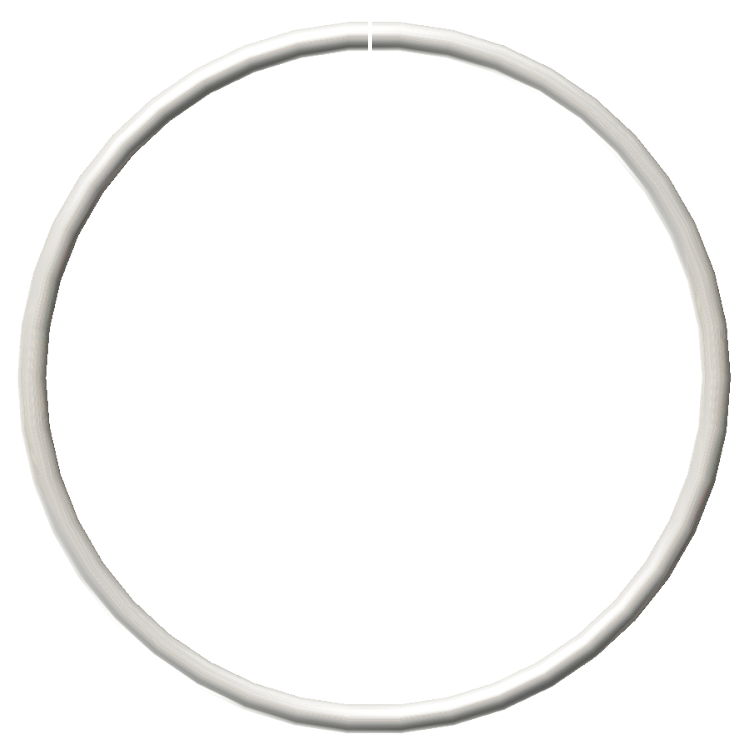 Ring uit aluminium buis Ø 21,3 mm