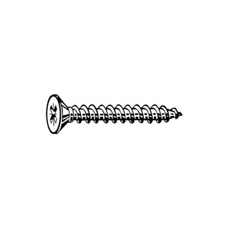 Verzonken houtschroef 6 x 40 mm