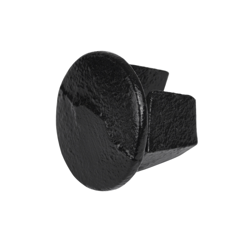 Inslagdop metaal zwart Ø 33,7 mm