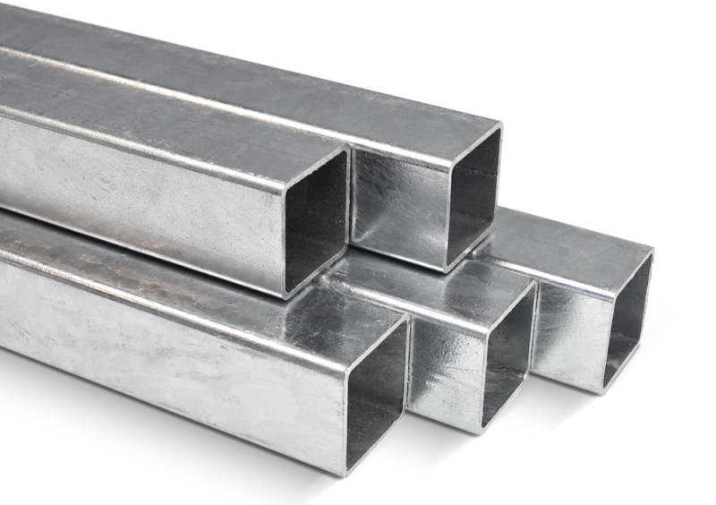 Vierkant buis koker 25 x 25 mm aluminium