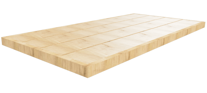 Steigerhout tafel 140 x 82 x 6 cm met steigerbuis onderstel Ø 33,7 mm met bovenliggers