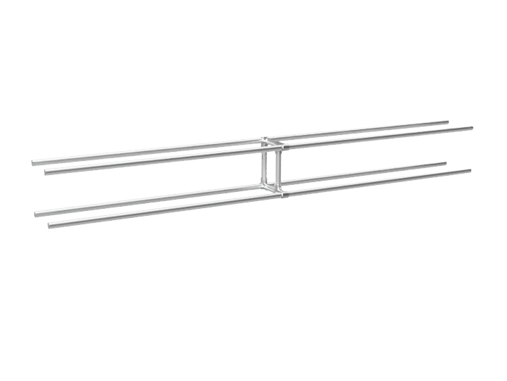 Beursstand Stage tot 4 m op maat modulaire standbouw uit buis Ø 42,4 mm aluminium