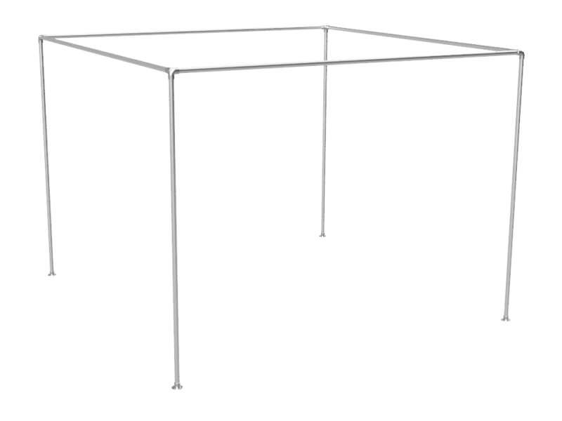 Pergola steigerbuis Ø 26,9 mm basis