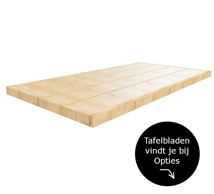 Steigerbuis bartafel onderstel frame met dak Ø 33,7 mm