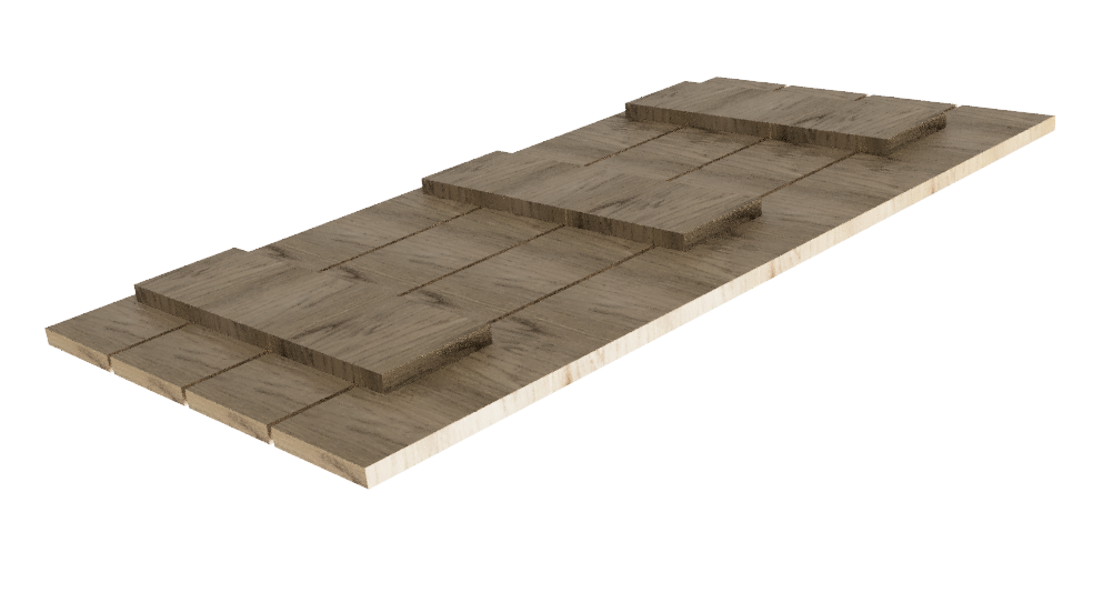 Steigerhout tafelblad bouwpakket op maat - Breedte 76 cm